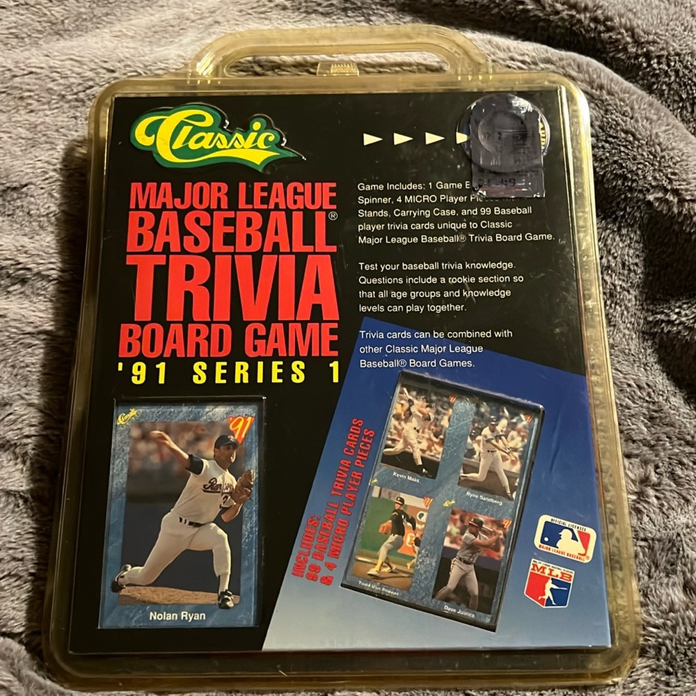 1999 Vintage Classic Major League Baseball Game 1991 series 1 new Nolan Ryan
